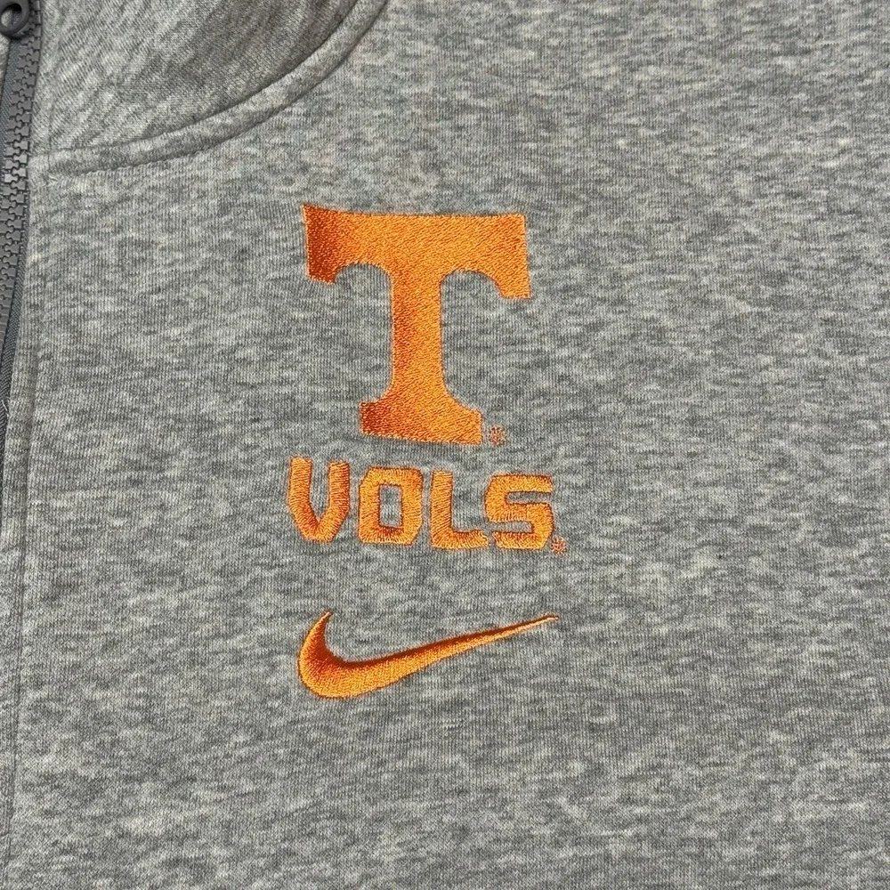 Tennessee Volunteers Nike 1/4 Zip Pullover Men's 2XL Gray